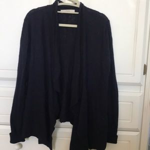 LOFT Navy Blue Cardigan Sweater